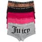 Juniors Juicy Couture 5pk Boyshort Panties  JC7530-5PKKG - image 1