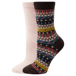 Womens HUE(R) 2pr. Geo Rib Boot Socks