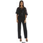 Womens R&M Richards Sequin Popover Poncho Pants Set - image 4