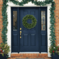 Northlight 32in. Clear LED Mossy Cashmere Pine Christmas Wreath - image 3
