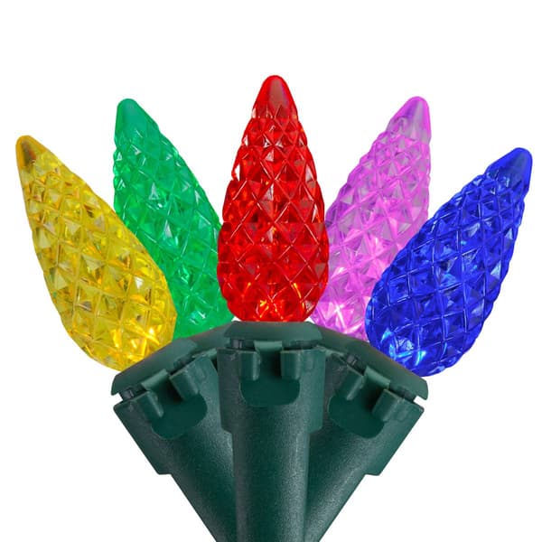 Northlight Seasonal 200ct. Multicolor LED C6 Christmas Lights - image 