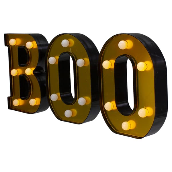 Northlight Seasonal 6.5in. BOO Halloween Marquee