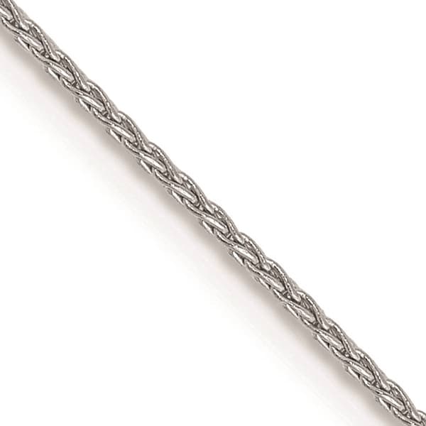 Unisex Gold Classics&#40;tm&#41; 1mm. White Parisian Wheat 14in. Necklace