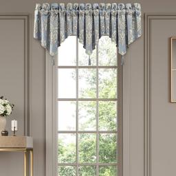Royal Court Lorenzo Damask Window Ascot Valance - 21x40