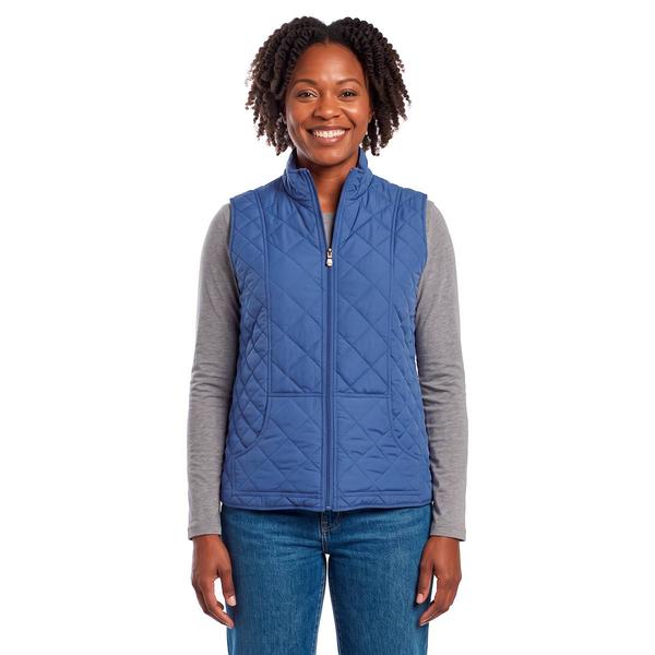Petite Erika Cassie Solid Quilted Vest - image 