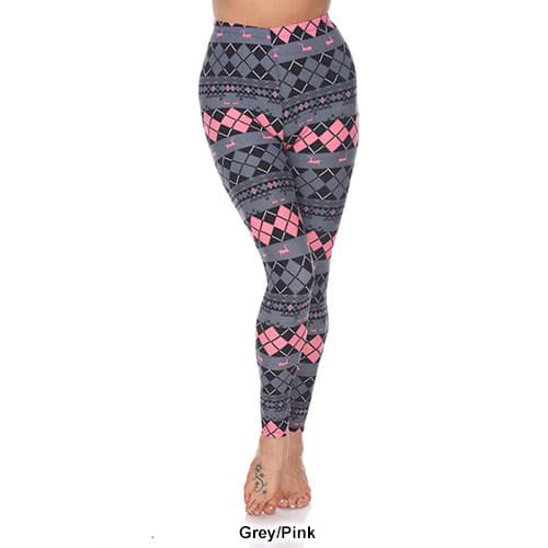 Womens White Mark Snowflake Leggings