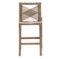bali & pari Poltak Modern Bohemian Kubu Rattan Counter Stool - image 2