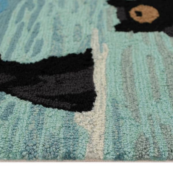 Liora Manne™ Frontporch Bathing Bears Indoor/Outdoor Accent Rug