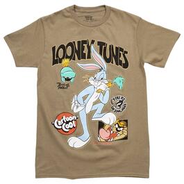 Young Mens Short Sleeve Looney Tunes Character Graphic Tee