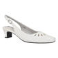 Womens Easy Street Catie Slingback Pumps - White - image 1