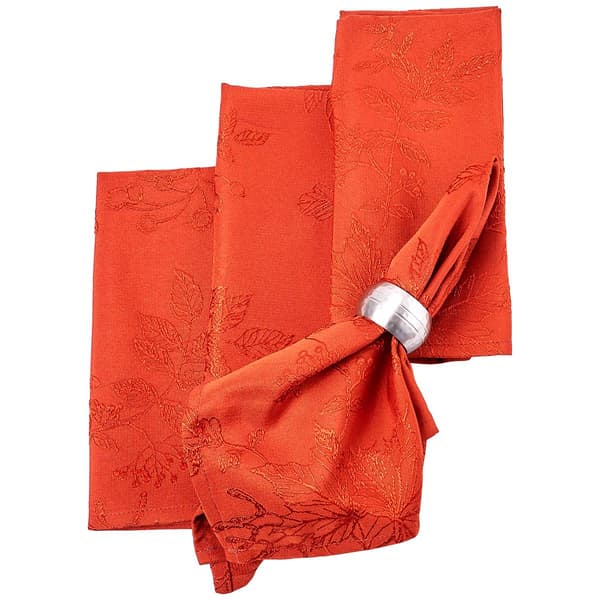 Flowering Fall Raised Jacquard Napkins - Set of 4 - image 