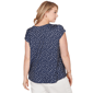 Plus Size Emaline Sapphire Serenade II Cap Sleeve Stars Tee - image 2