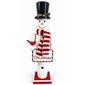 Wooden Snowman Nutcracker w/ Merry Christmas Sign - image 1