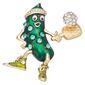 Napier Gold-Tone Multi-Color Pickleball Pin - image 1