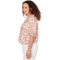 Petite Skye’s the Limit Blooming Pastels Elbow Sleeve Blouse - image 4