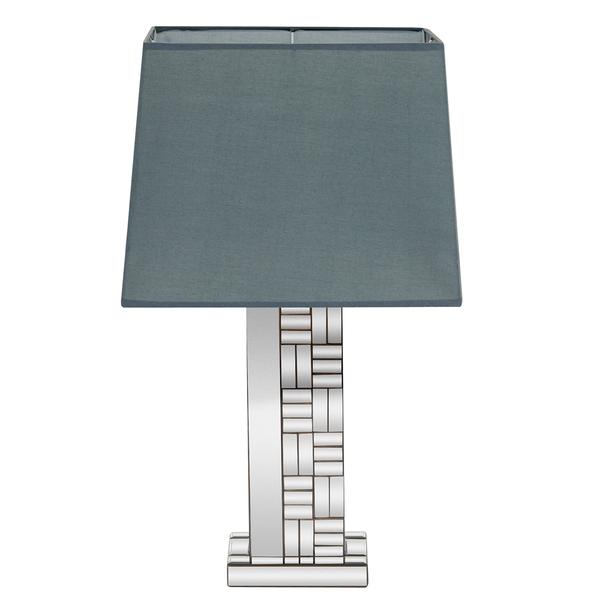 9th & Pike(R) Silver Glass Mirror Glam Table Lamp - image 
