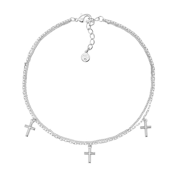 Barefootsies Multi Cross 2 Strand Anklet - image 