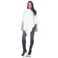 Womens White Mark Melisandre Fringe Poncho - image 5