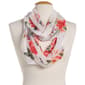 Womens Renshun Pearl Floral Infinity Scarf - image 1