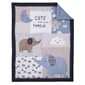 Carter’s® 3pc. Blue Elephant Nursery Crib Bedding Set - image 4