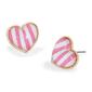 Betsey Johnson Heart Stud Earrings - image 3