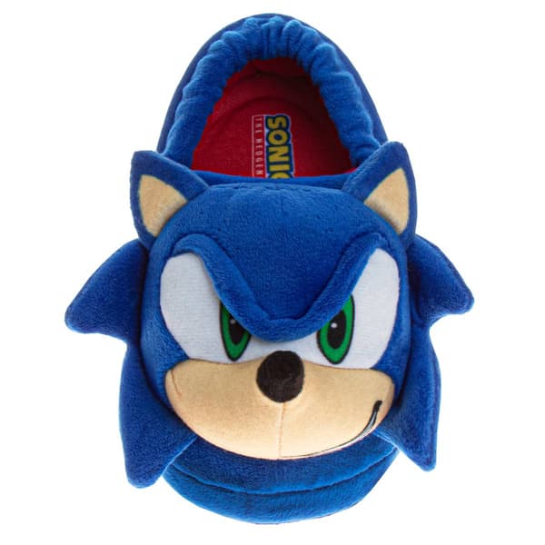 Little Boy SEGA Sonic the Hedgehog Head Dual Sizes Slippers