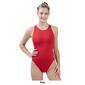 Womens Dolfin&#174; Basic Solid Performance One Piece Swimsuit - image 3