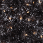 Northlight 9ft. Pre-Lit Black Artificial Tinsel Halloween Tree - image 2