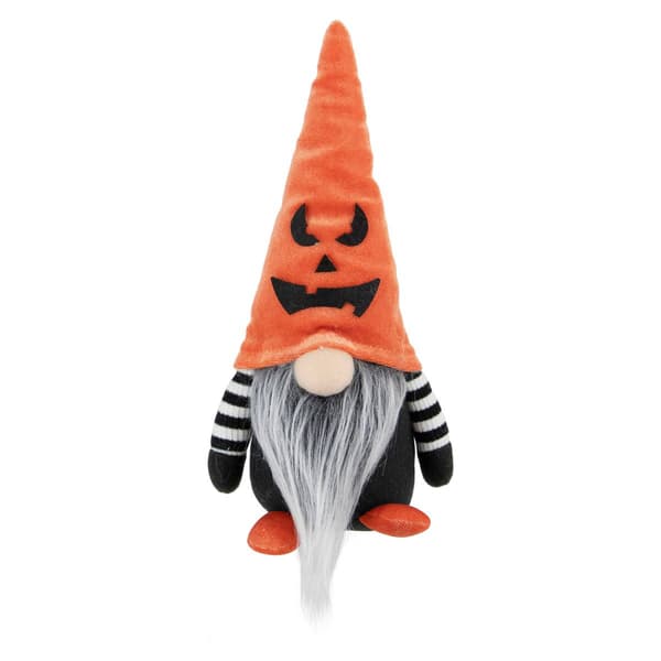 Northlight Seasonal 9.75in. Black And Orange Gnome - image 