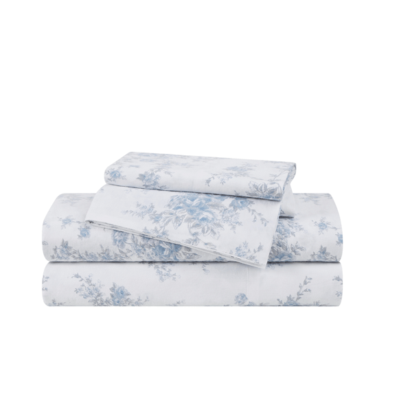 The Farmhouse by Rachel Ashwell British Rose 4pc. Sheet Set