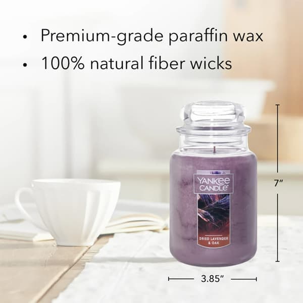 Yankee Candle&#174; 22oz. Dried Lavender & Oak Large Jar Candle