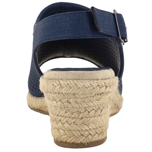 Womens Easy Street Stacy Espadrille Wedge Sandals