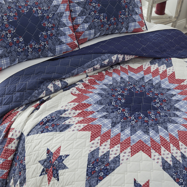 Donna Sharp Bluefield Star Quilt Set