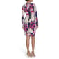 Womens Calvin Klein Long Sleeve Abstract Side Buckle Sheath Dress - image 2