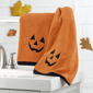 Avanti Jack-O-Lantern Halloween 2pk.Embroidered Hand Towels - image 3
