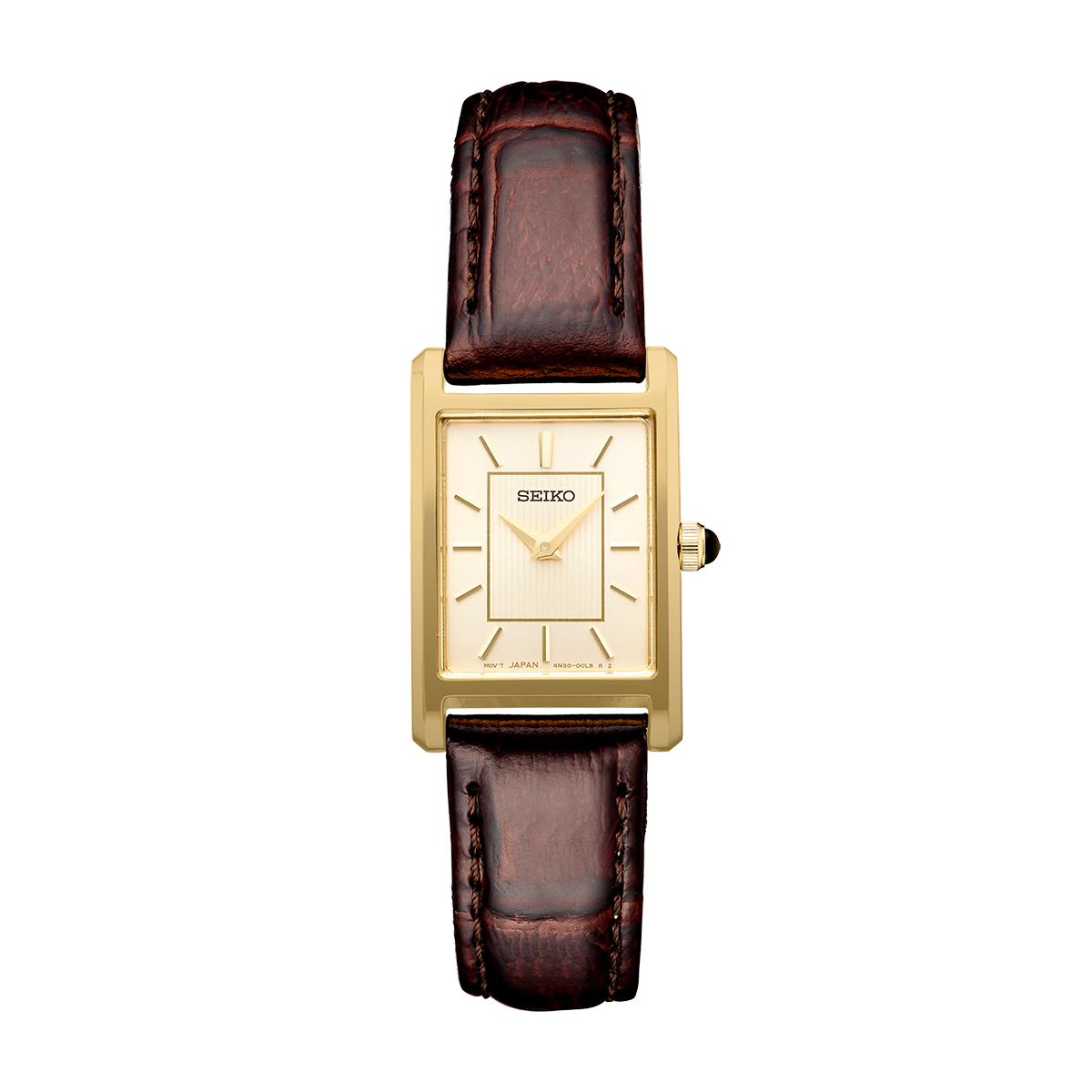 Womens Seiko Essentials Two-Tone/Cream Dial Watch - SWR066