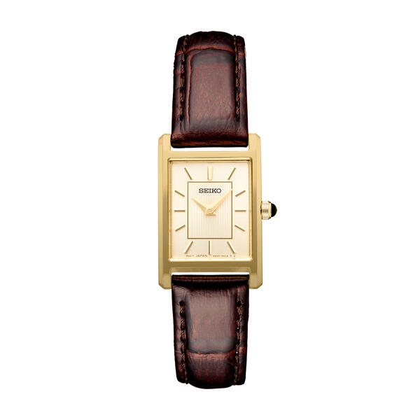 Womens Seiko Essentials Two-Tone/Cream Dial Watch - SWR066 - image 
