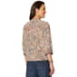 Womens Democracy 3/4 Blouson Sleeve Paisley Blouse - image 2