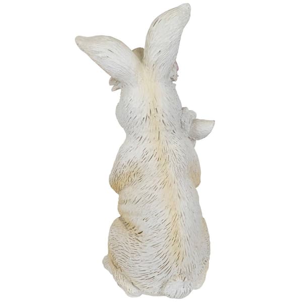 Northlight Seasonal Mother & Baby Bunny Easter Garden Statue