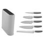 BergHOFF Leo 6pc. Stainless Steel Knife Set with Block - image 2