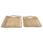 9th &amp; Pike® Whitewashed Mango Wood Serving Trays - Set of 2 - image 4
