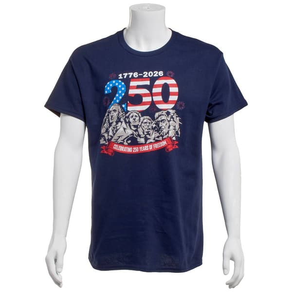 Mens Home of the Brave 250 Mount Rushmore Graphic Tee - image 