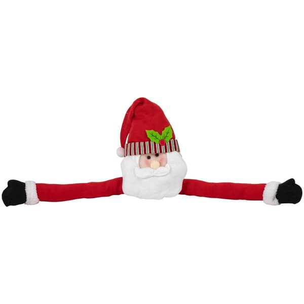 Northlight Seasonal 27in. Plush Santa Christmas Tree Topper