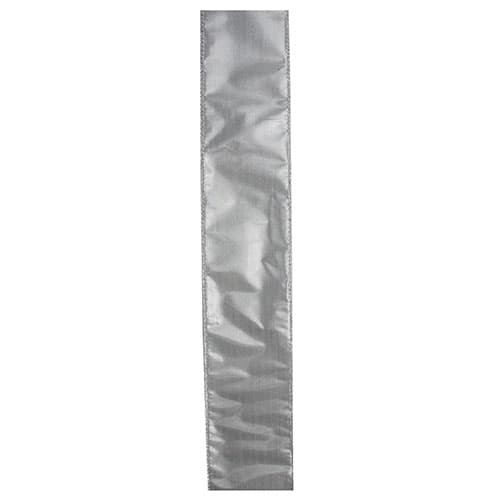 Northlight Seasonal 12pk. Solid Silver Wired Ribbon