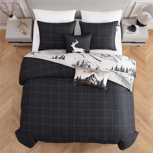 Bebejan® Rocky Mountains Cotton 5pc. Reversible Comforter Set
