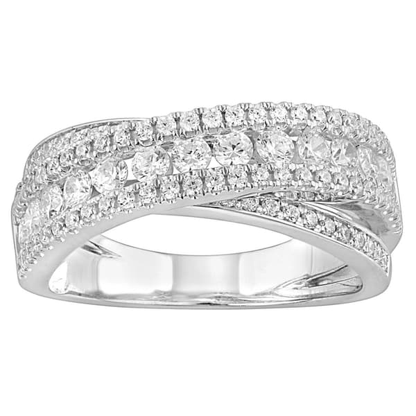 Nova Star(R) Sterling Silver 1 1/5ctw. Lab Grown Diamond Ring - image 