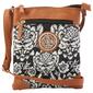 Stone Mountain Quilted Floral Pancake Crossbody - image 1