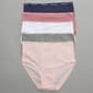 Womens Laura Ashley® 5pk. Brief Panties with Logo - LS9221-5PKRI - image 2