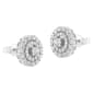 Haus of Brilliance 10kt. White Gold 1/2ctw. Halo Diamond Earrings - image 3
