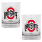 NCAA Ohio State Buckeyes 2pc. Rocks Glass Set - image 1